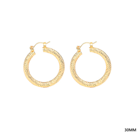 30mm HOOP EARRINGS ( 777 30G )