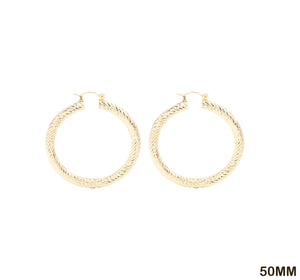 5mm ALUMINIUM HOOP EARRINGS ( 790 50G )