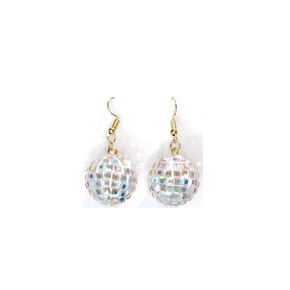 AB Mirror Ball Earrings ( 80 11 )