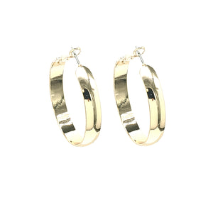 GOLD HOOP EARRINGS ( 8092 G )