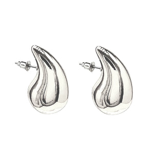 SILVER TEARDROP EARRINGS ( 8277 RH )