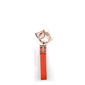 GOLD RED LEATHER KEYCHAIN ( 98 RD )