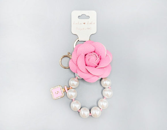 PINK FLOWER KEYCHAIN ( 1705 GDPK )
