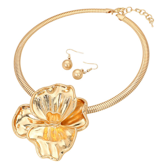 GOLD NECKLACE SET ( 5343 G )
