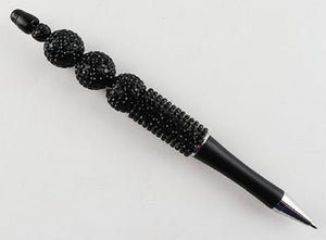 BLACK RHINESTONE PEN ( MP3 BK )