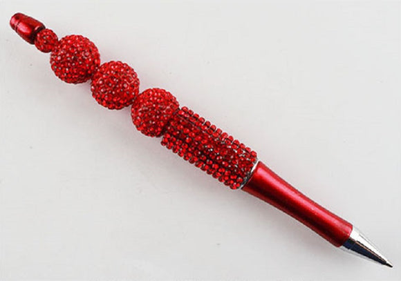 RED RHINESTONE PEN ( MP3 RD )