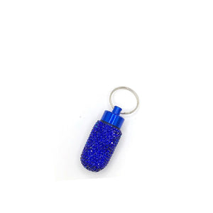 BLUE PILL CASE KEY CHAIN ( MPC2 RBL )