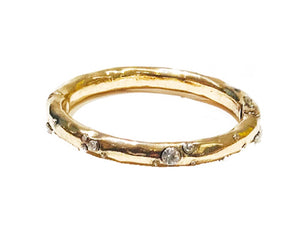 ANTIQUE BANGLE CLEAR STONES ( 204 AGDCR )