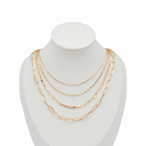 GOLD DANGLING CHAIN NECKLACE ( 0338 GDXX )