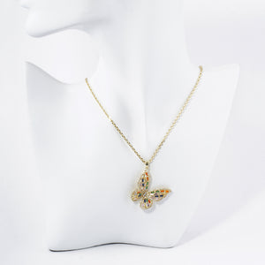 GOLD DIPPED BUTTERFLY NECKLACE ( 6009 GMT )