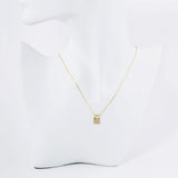 GOLD DIPPED CZ NECKLACE ( 6010 GCR )