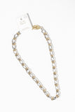 GOLD DIPPED 2 TONED NECKLACE ( 6465 T )