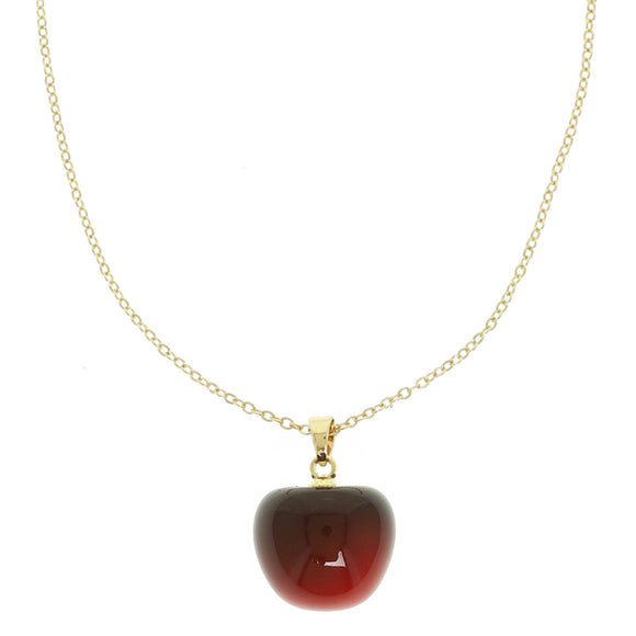 GOLD CHERRY NECKLACE ( 101 RD )