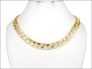 GOLD CHAIN NECKLACE ( 2374 GL )