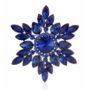 HEMATITE BROOCH MONTANA BLUE STONES ( 1467 MONT )