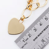 SILVER BRACELET HEART ( 2857 R )