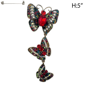 BUTTERFLY BROOCH DANGLING ( 90 GMU )