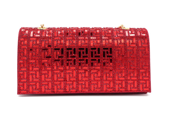 RHINESTONE PURSE ( 4905 RED )