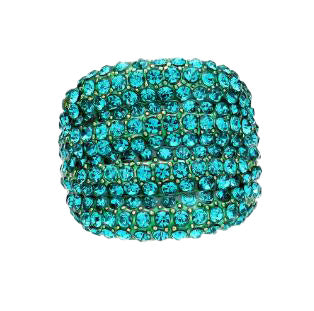 STRETCH RING BLUE ZIRCON STONES ( 1251 BZ )