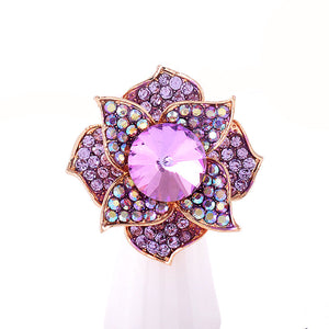 LAVENDER FLOWER RING STONES ( 1311 LV )