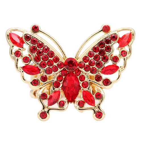 GOLD BUTTERFLY STRETCH RING ( 2427 GDRD )