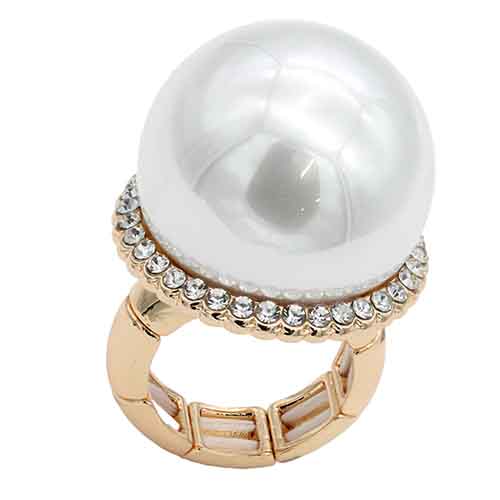 GOLD PEARL RING ( 2431 GDCL )