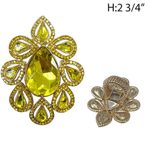 FASHION STRETCH RING YELLOW ( 147 GYE )