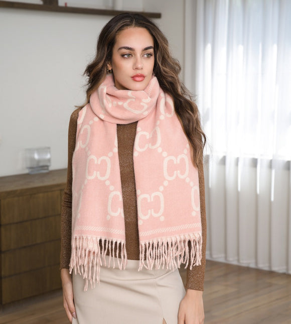 WOMEN'S SCARF ( 5116 PINK )