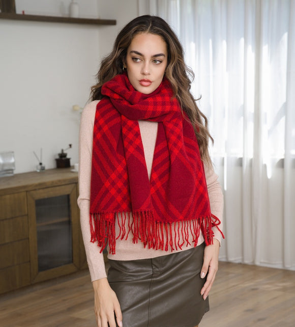 WOMEN'S SCARF ( 5119 RED )