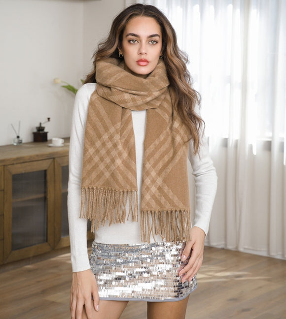 WOMEN'S SCARF ( 5119 TAN )