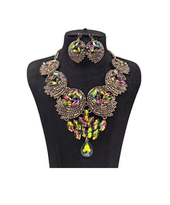 LARGE BIB STATEMENT NECKLACE SET ( 0121 2GX )