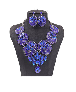 LARGE BIB STATEMENT NECKLACE SET ( 0121 3S )