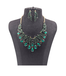 CRYSTAL NECKLACE SET ( 0146 2G )