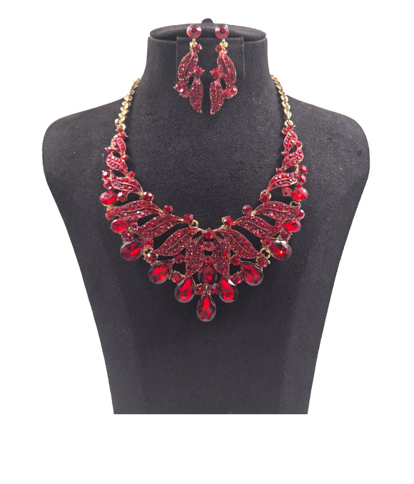 CRYSTAL NECKLACE SET ( 0146 2R )