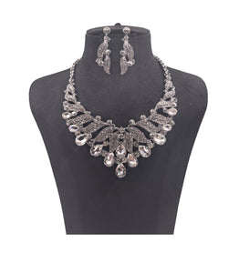 CRYSTAL NECKLACE SET ( 0146 3C )