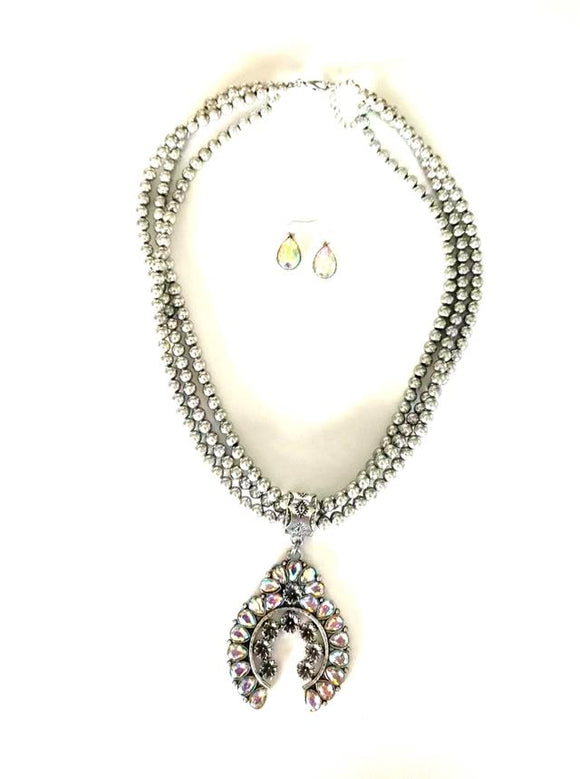 SILVER NECKLACE ( 1305 SBAB1 )
