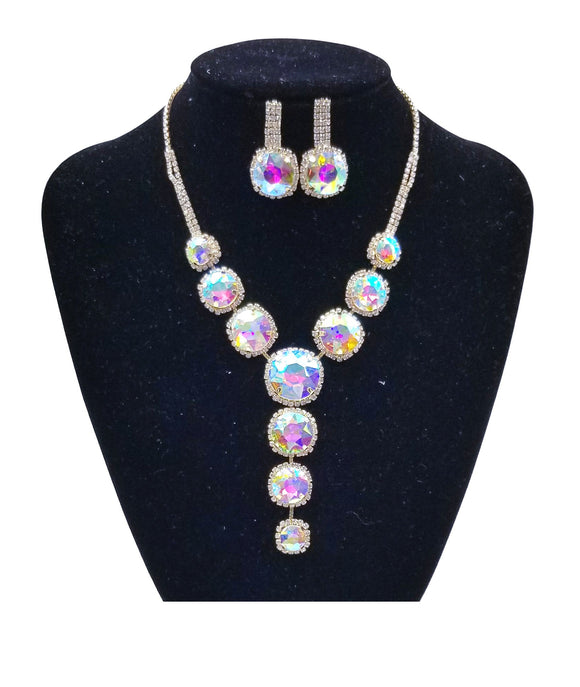 CRYSTAL NECKLACE SET ( 0277 2X )