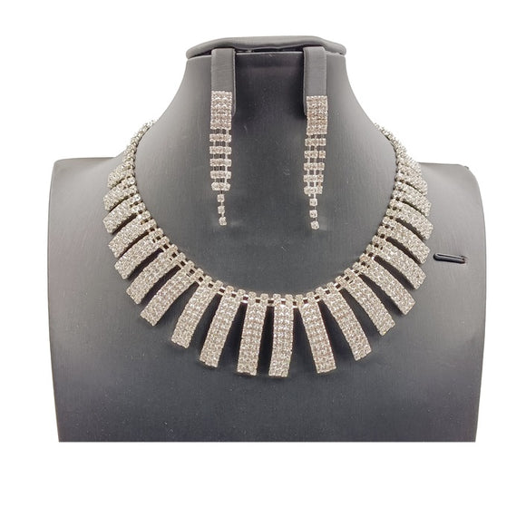 CRYSTAL NECKLACE SET ( 0543 1C )