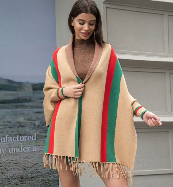 WOMAN WRAP ( 6162 TAN )