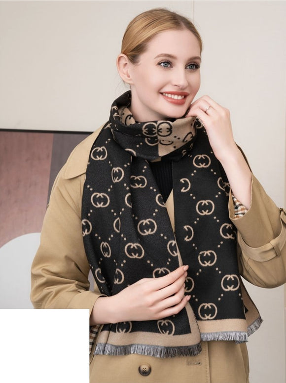 WOMAN SCARF ( 5054 KHAKI )