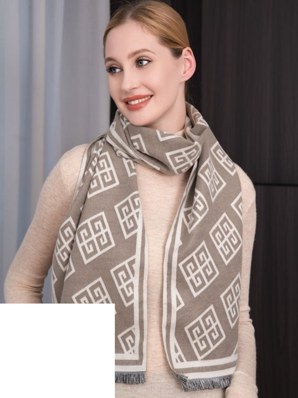 WOMAN SCARF ( 5055 BEIGE )