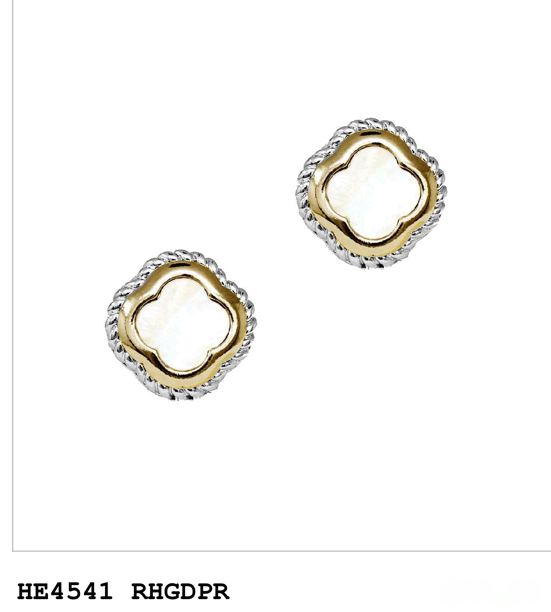 TT MOP CLOVER EARRINGS (HE4541 RHGDPR) – Ohmyjewelry.com