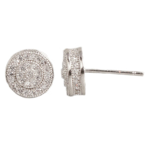 SILVER STUD EARRINGS ( 3431 EX )