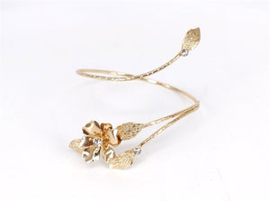 GOLD BANGLE FLOWER ( 1781 GD )