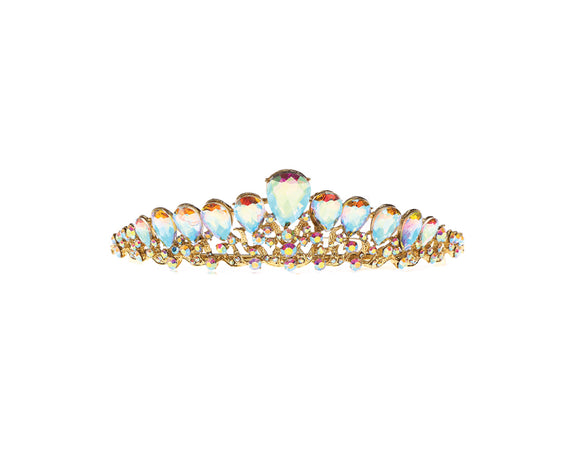Gold Tiara AB Stones ( 41089 ABGD )