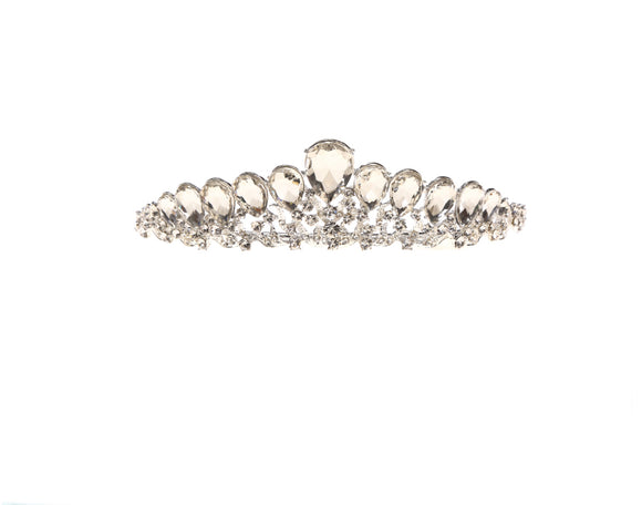Silver Tiara Clear Stones ( 41089 CLSV )