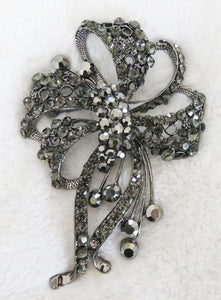 BLACK DIAMOND BROOCH PIN ( 2978 BD )