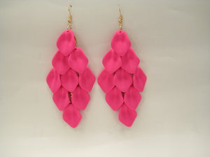 Fuchsia Dangling Earrings ( 3141 FS )