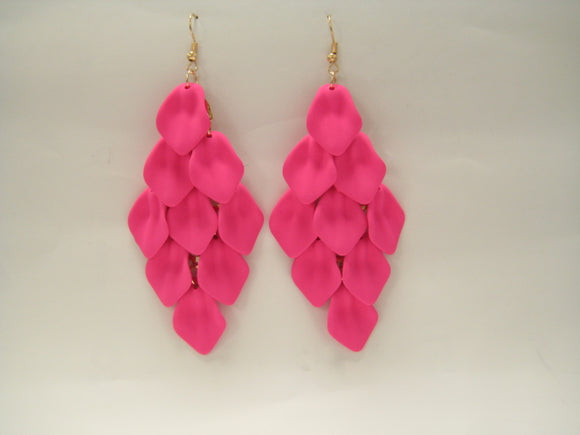 Fuchsia Dangling Earrings ( 3141 FS )