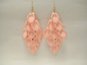 Pink Dangling Earrings ( 3141 PK )